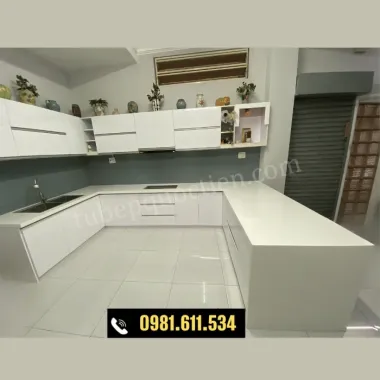 Tủ bếp nhựa Ecoplast chữ U