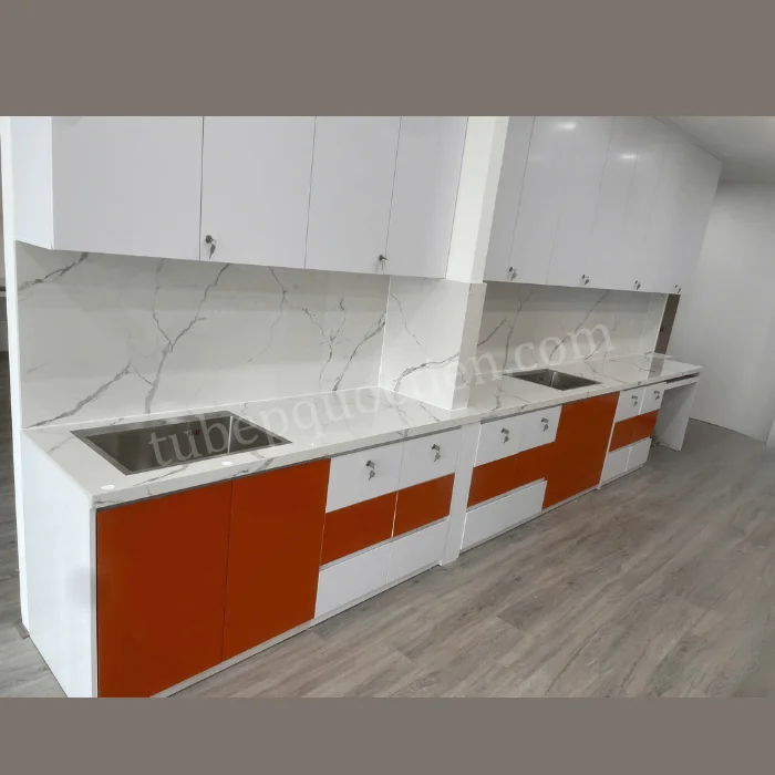 Tủ bếp nhựa Ecoplast chữ L