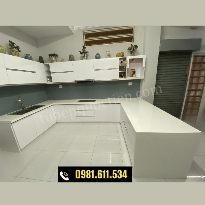 Tủ bếp nhựa Ecoplast chữ U